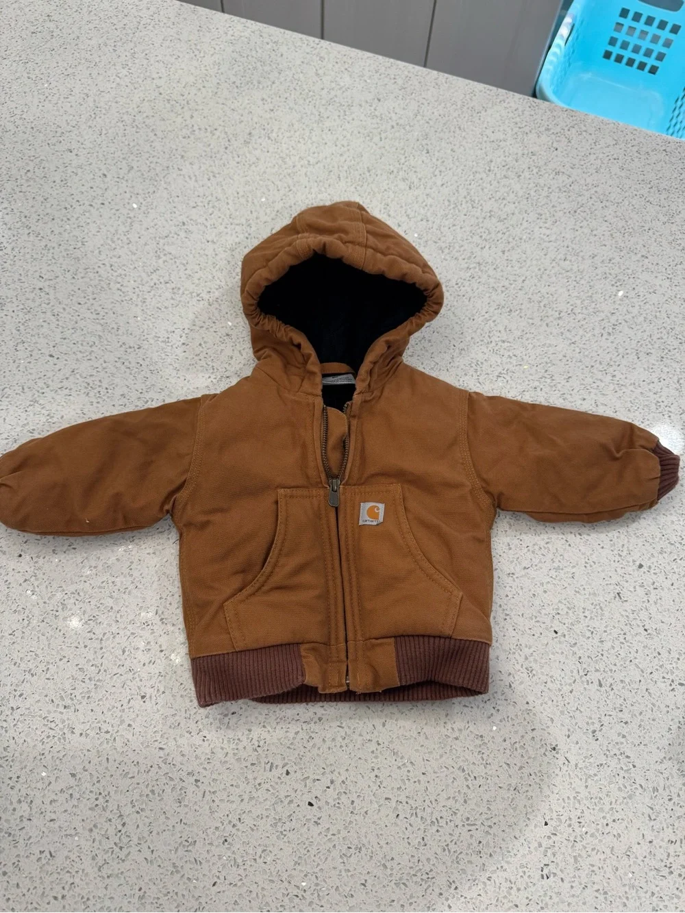 Carhartt Brown Hooded Jacket 6M